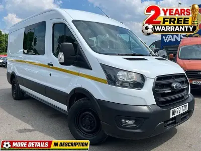 Used Ford Transit 130 HP (95 kW) 2023 White Van