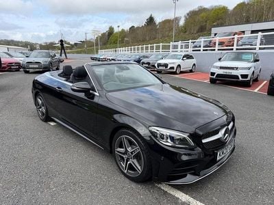 Used Mercedes C200 AMG Line Premium 198 HP (145 kW) 2020 Black Cabriolet