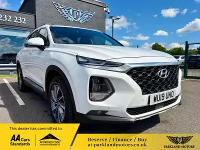 Used Hyundai Santa Fe Premium 197 HP (144 kW) 2019 White SUV