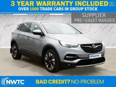 Used Vauxhall Grandland X Sport 130 HP (95 kW) 2018 Grey SUV
