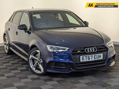 used Audi S3 Sportback 2.0 TFSI Black Edition S Tronic quattro Euro 6 (s/s) 5dr SVC HISTORY PARKING SENSORS Hatchback