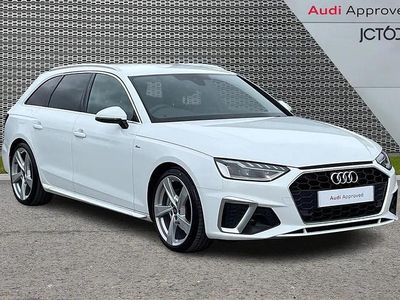 Used Audi A4 S-Line 200 HP (147 kW) 2023 White Estate