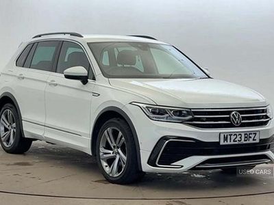 White Used 2023 VW Tiguan R-line Edition SUV | £24,440 (Fair price)