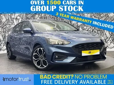 Używany Ford Focus ST-Line X 125 KM (91 kW) 2019 Niebieski Hatchback