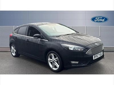 Used Ford Focus Zetec 120 HP (88 kW) 2017 Black Hatchback