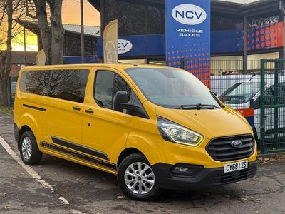 Yellow Used 2018 Ford Transit Custom Trend | £18,990 (A bit pricey)