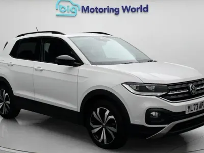 Used VW T-Cross Black Edition 115 HP (84 kW) 2024 White SUV