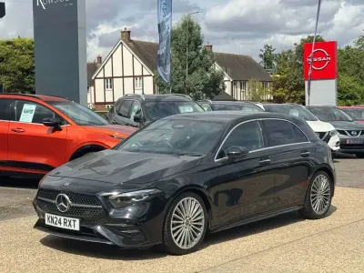 Used Mercedes A180 AMG line 150 HP (110 kW) 2024 Black Hatchback