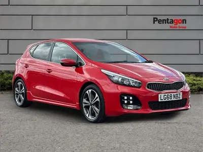 Used Kia Ceed GT-Line 136 HP (100 kW) 2018 Red Hatchback