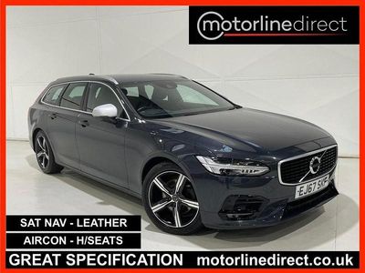 Grey Used 2017 Volvo V90 R-Design Estate | £18,925 (Fair price)