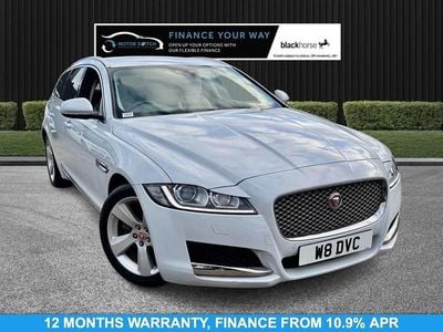 White Used 2018 Jaguar XF Sportbrake Portfolio Estate | £14,395 (Fair price)