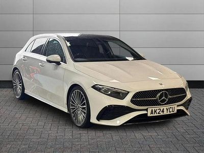 White Used 2024 Mercedes A180 AMG Line Premium Plus Hatchback | £25,490 (A bit pricey)