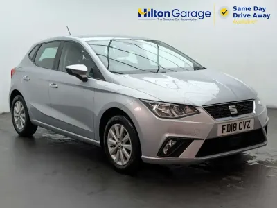 Używany Seat Ibiza SE Technology 2018 Srebrny Hatchback