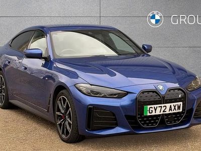 Used BMW i4 M Sport 250 kW (340 HP) 2022 Blue Sedan