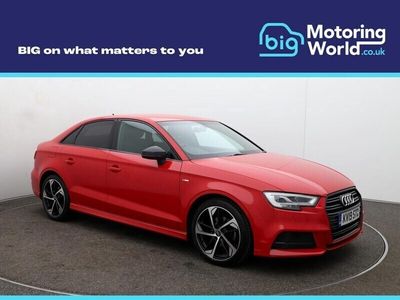 used Audi A3 1.0 TFSI 30 Black Edition Saloon 4dr Petrol S Tronic Euro 6 (s/s) (116 ps) S Line Body Styling