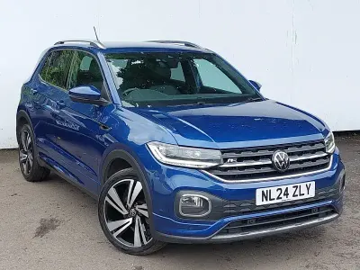 Used VW T-Cross R-line 110 HP (80 kW) 2024 Blue SUV