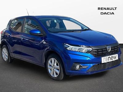Used Dacia Sandero Comfort 90 HP (66 kW) 2022 Blue Hatchback