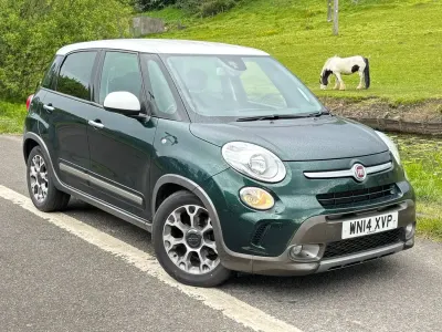 Używany Fiat 500L Trekking 2014 Zielony Minivan