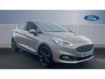 Used Ford Fiesta Vignale 125 HP (91 kW) 2019 Beige Hatchback