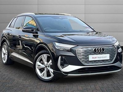 Used Audi Q4 e-tron S-Line 150 kW (204 HP) 2022 Mythos black SUV