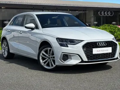 Used Audi A3 Sport 110 HP (80 kW) 2023 White Sedan