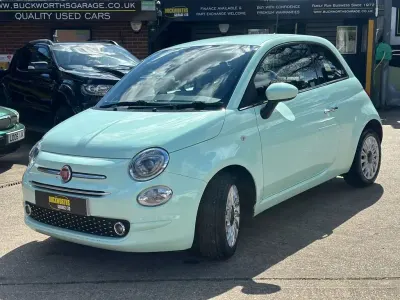 Used Fiat 500 Lounge 69 HP (50 kW) 2019 Green Hatchback