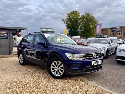 Second-hand VW Tiguan S 150 CP (110 kW) 2019 Albastru SUV