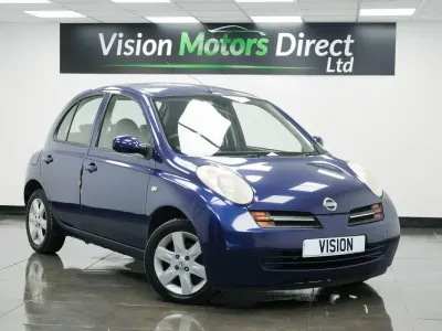 Used Nissan Micra 88 HP (64 kW) 2004 Blue Hatchback