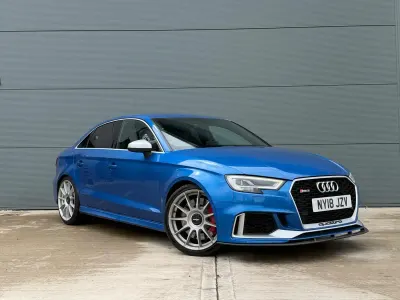 Used Audi RS3 Advanced 400 HP (294 kW) 2018 Blue Sedan