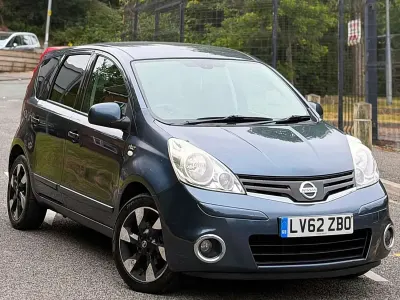Used Nissan Note N-TEC 90 HP (66 kW) 2013 Blue Hatchback