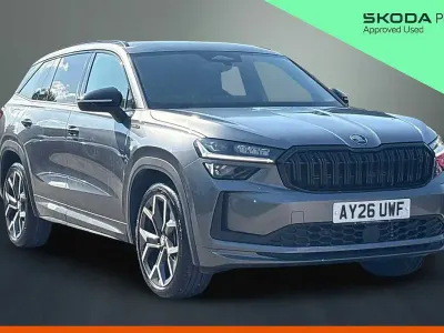 Used Skoda Kodiaq SportLine 150 HP (110 kW) 2026 Graphite grey metallic SUV