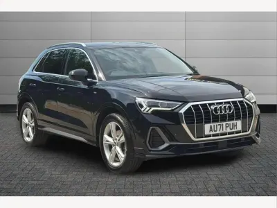 Used Audi Q3 S-Line 150 HP (110 kW) 2022 Black SUV