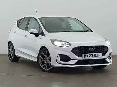 Used Ford Fiesta ST-Line 125 HP (91 kW) 2023 White Hatchback