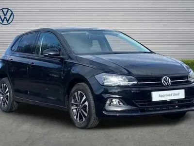 Begagnad VW Polo United 95 HK (69 kW) 2021 Svart Halvkombi