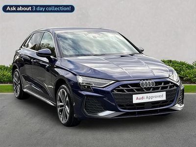 Used Audi A3 S-Line 147 HP (108 kW) 2025 Blue Hatchback