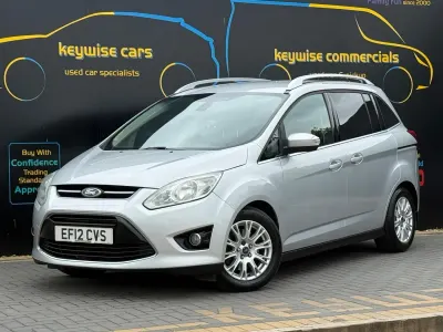 Begagnad Ford Grand C-Max Titanium 115 HK (84 kW) 2012 Silver Minibuss