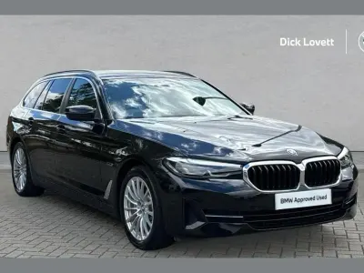 Used BMW 530e Sport Line 288 HP (211 kW) 2022 Black Estate