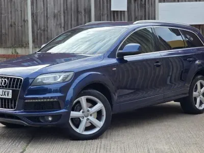Used Audi Q7 S-Line 245 HP (180 kW) 2012 Blue SUV