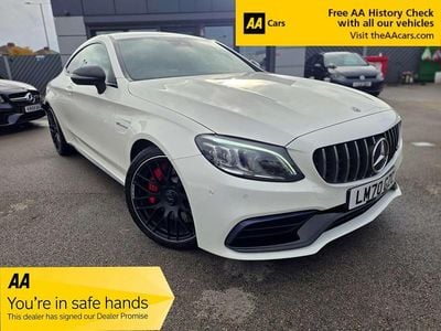 White Used 2020 Mercedes C63S AMG AMG Coupe | £47,995 (Fair price)