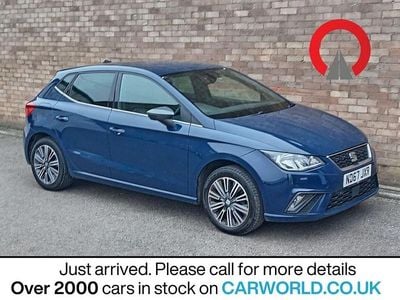 Used Seat Ibiza XCELLENCE 75 HP (55 kW) 2017 Blue Hatchback