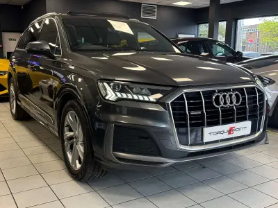 Usado Audi Q7 S-Line 286 CV (210 kW) 2020 Gris SUV