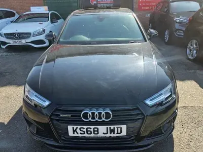 Used Audi A4 Black Edition 190 HP (139 kW) 2019 Black Sedan