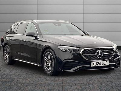 Obsidian black Used 2024 Mercedes E220 AMG line Estate | £37,750 (Super price)