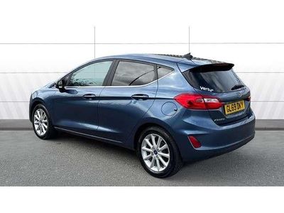 Used Ford Fiesta Titanium 100 HP (73 kW) 2019 Blue Hatchback