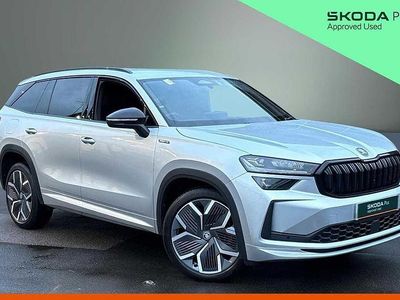 Used Skoda Kodiaq SportLine 150 HP (110 kW) 2025 Brilliant silver metallic SUV