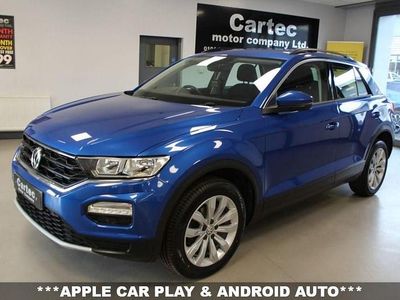Used VW T-Roc SE 115 HP (84 kW) 2019 Blue SUV