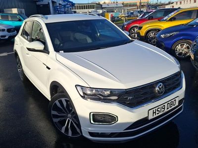 White Used 2019 VW T-Roc R-line SUV | £14,698 (Fair price)