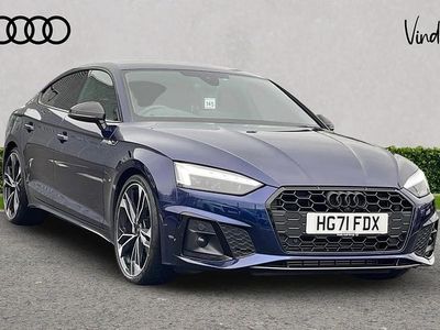 Blue Used 2021 Audi A5 Sportback Black Edition Hatchback | £28,779 (Expensive)