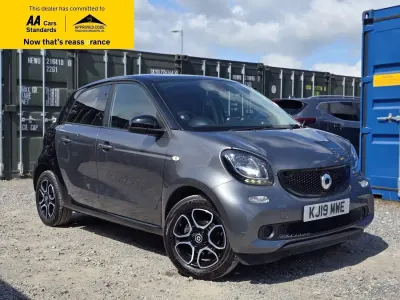 Used Smart ForFour Premium 71 HP (52 kW) 2019 Black Hatchback