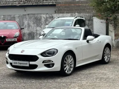 Used Fiat 124 Spider Lusso Plus 140 HP (102 kW) 2016 White Cabriolet